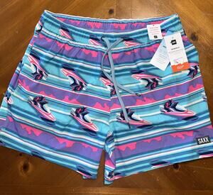 SAXX OH BUOY 5” Swim trunks Sea-doo Design Size X-Large 40-42